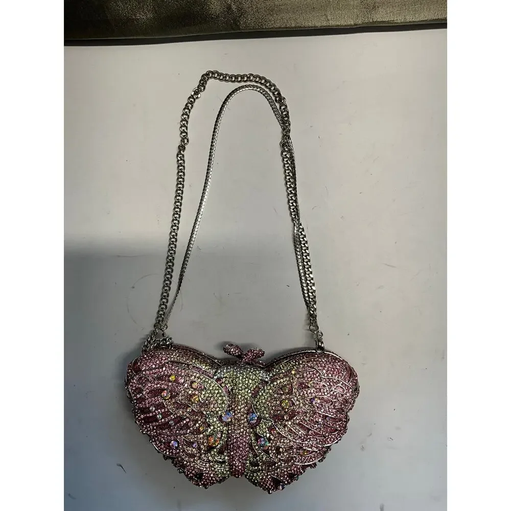 Butterfly FLY AWAY BLING LUXE CLUTCH